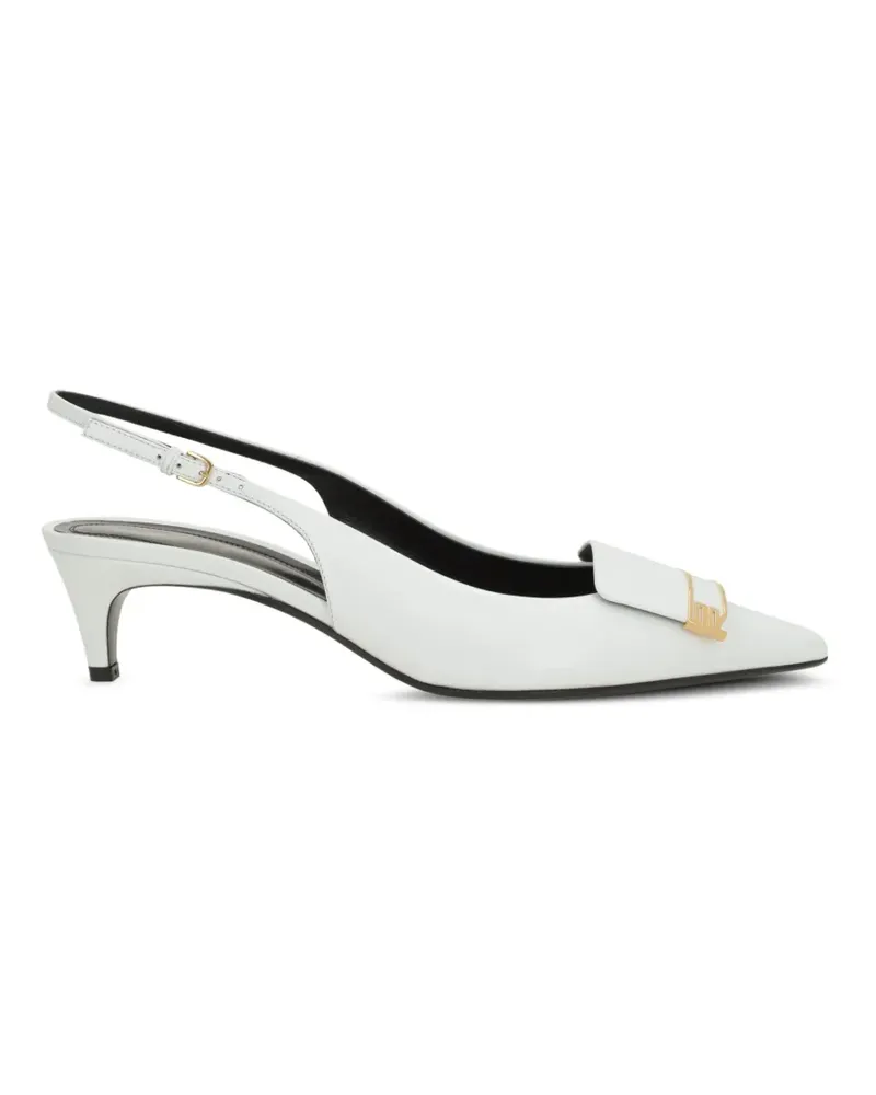 Sergio Rossi Sr Evolv slingback pumps - Weiß Weiß