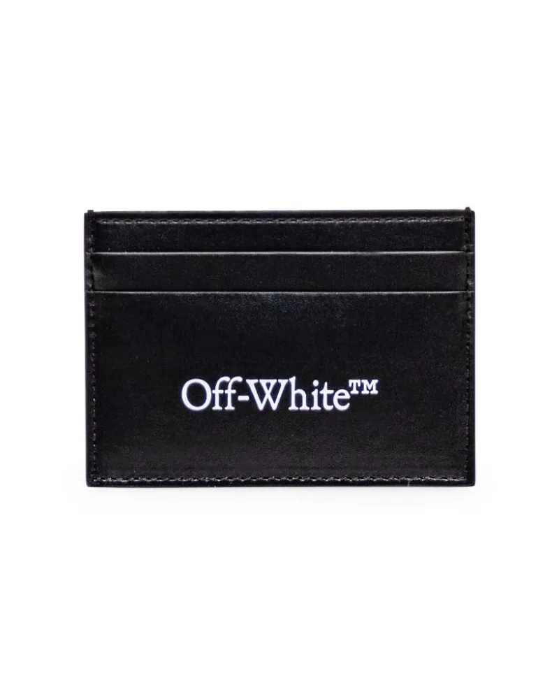 OFF-WHITE Bookish Kartenetui - Schwarz Schwarz