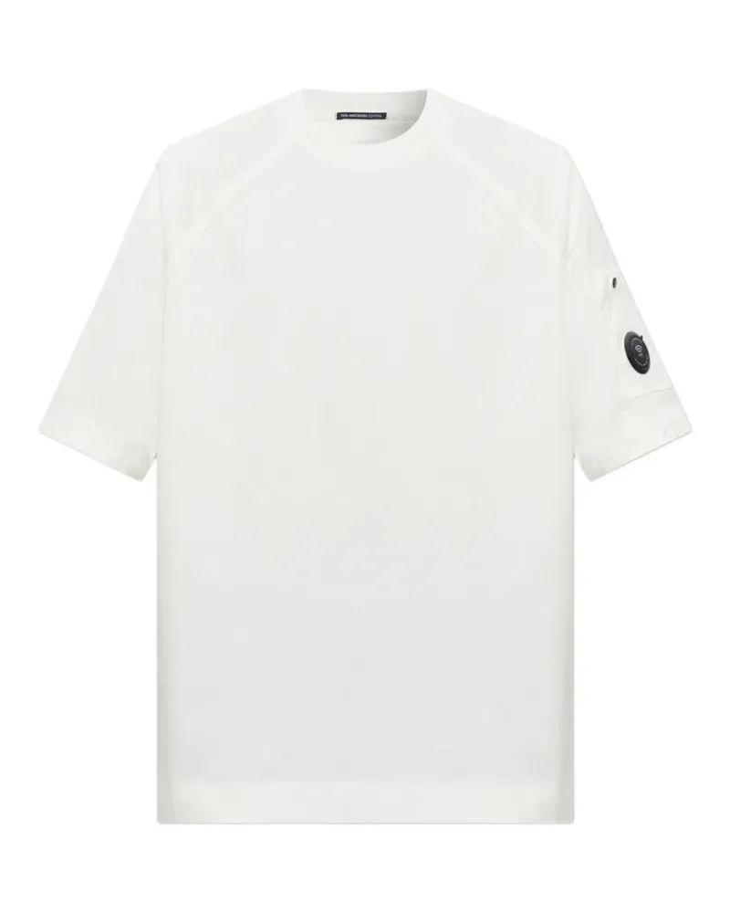 C.P. Company T-Shirt mit Linsen-Detail - Weiß Weiß