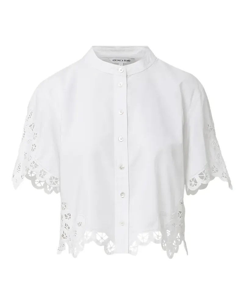 Veronica Beard Aleck broderie anglaise shirt - Weiß Weiß