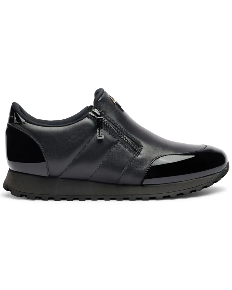 Giuseppe Zanotti Gesteppte Idle Run Loafer mit Reißverschluss - Schwarz Schwarz