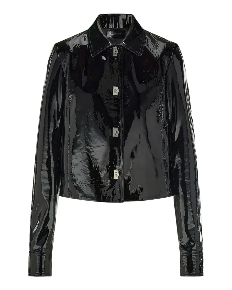 Ferragamo Jacke aus Nappaleder - Schwarz Schwarz