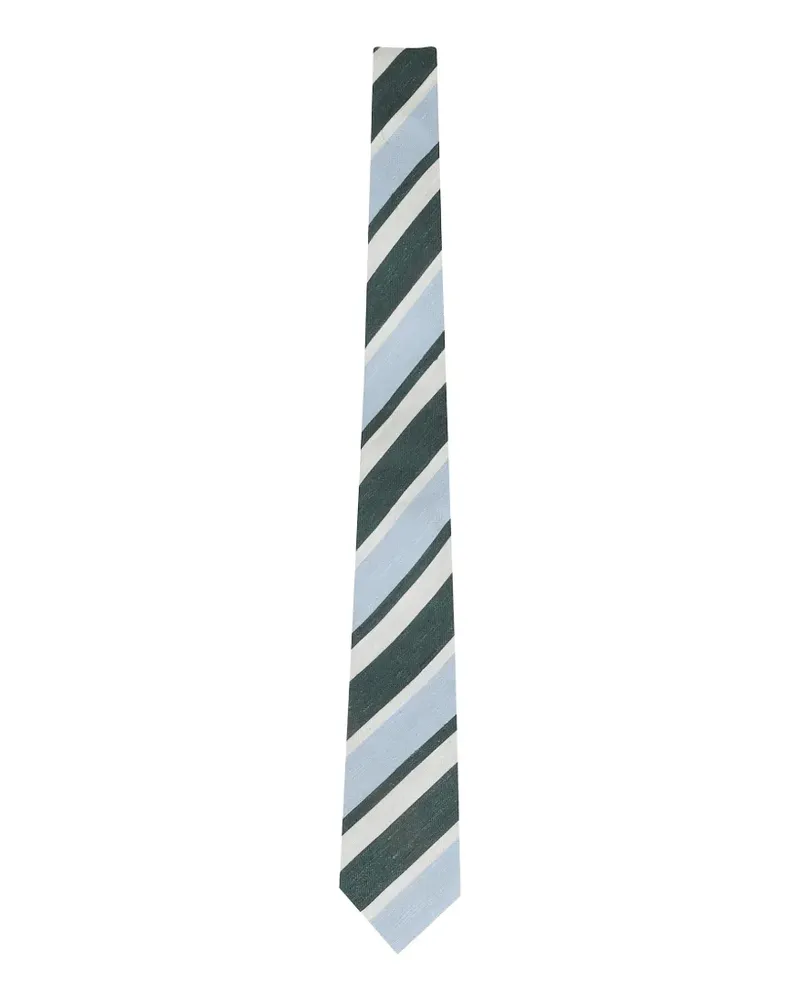 Tagliatore striped tie - Grün Grün