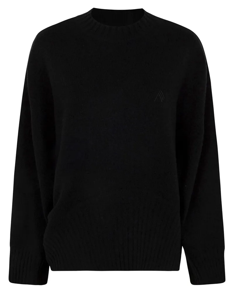 ATTICO Pullover mit Logo-Stickerei - Schwarz Schwarz