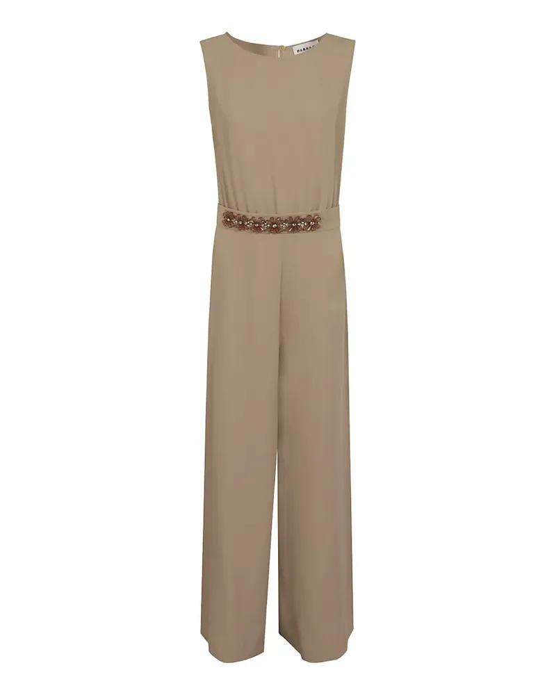 P.A.R.O.S.H. P.A.R.O H. Panty floral-embellished jumpsuit - Nude Nude
