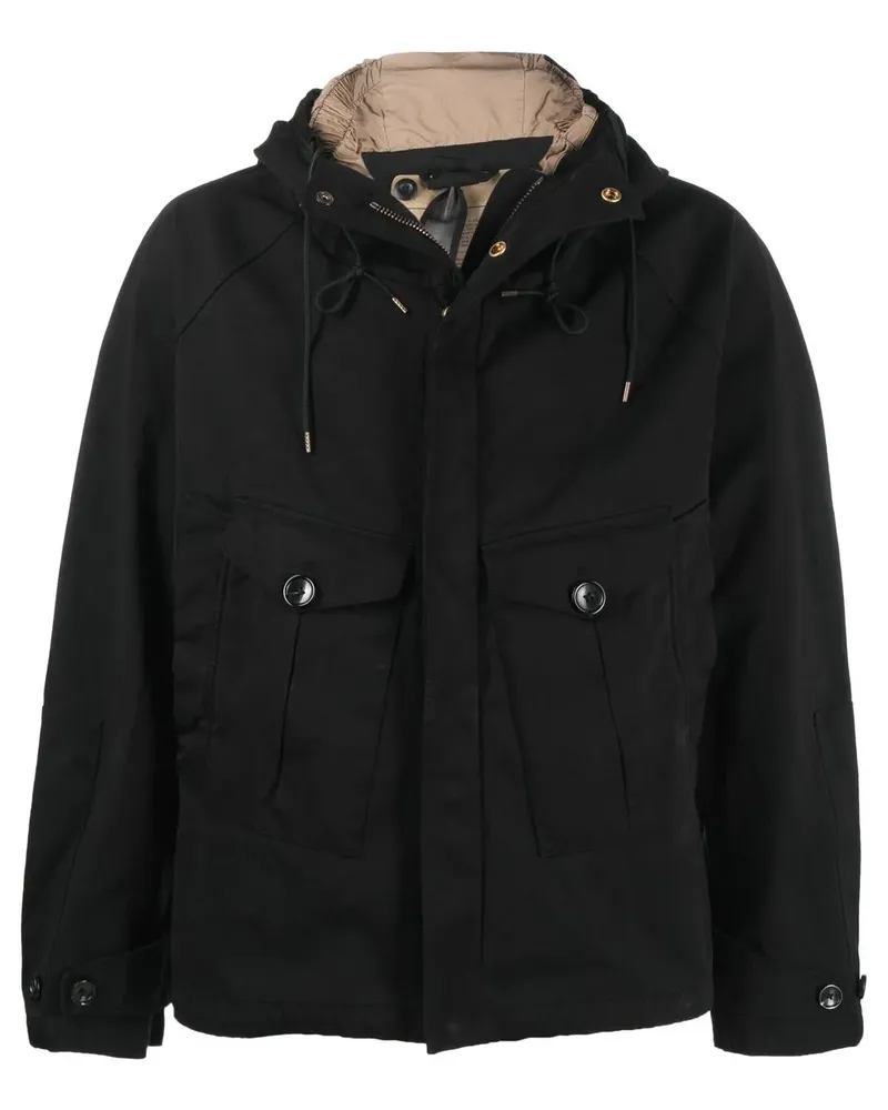 Ten c Tempest Kapuzenjacke - Schwarz Schwarz