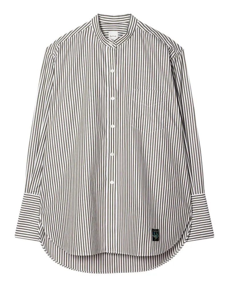Paul Smith Gestreiftes Bengal Hemd - Grün Grün