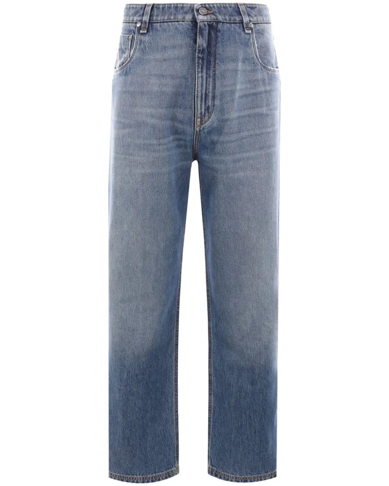 Fendi Jeans mit geradem Bein Blau