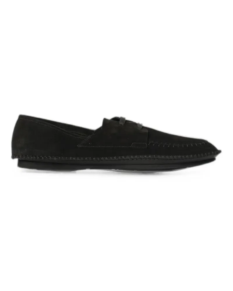 Premiata suede lace-up shoes - Schwarz Schwarz