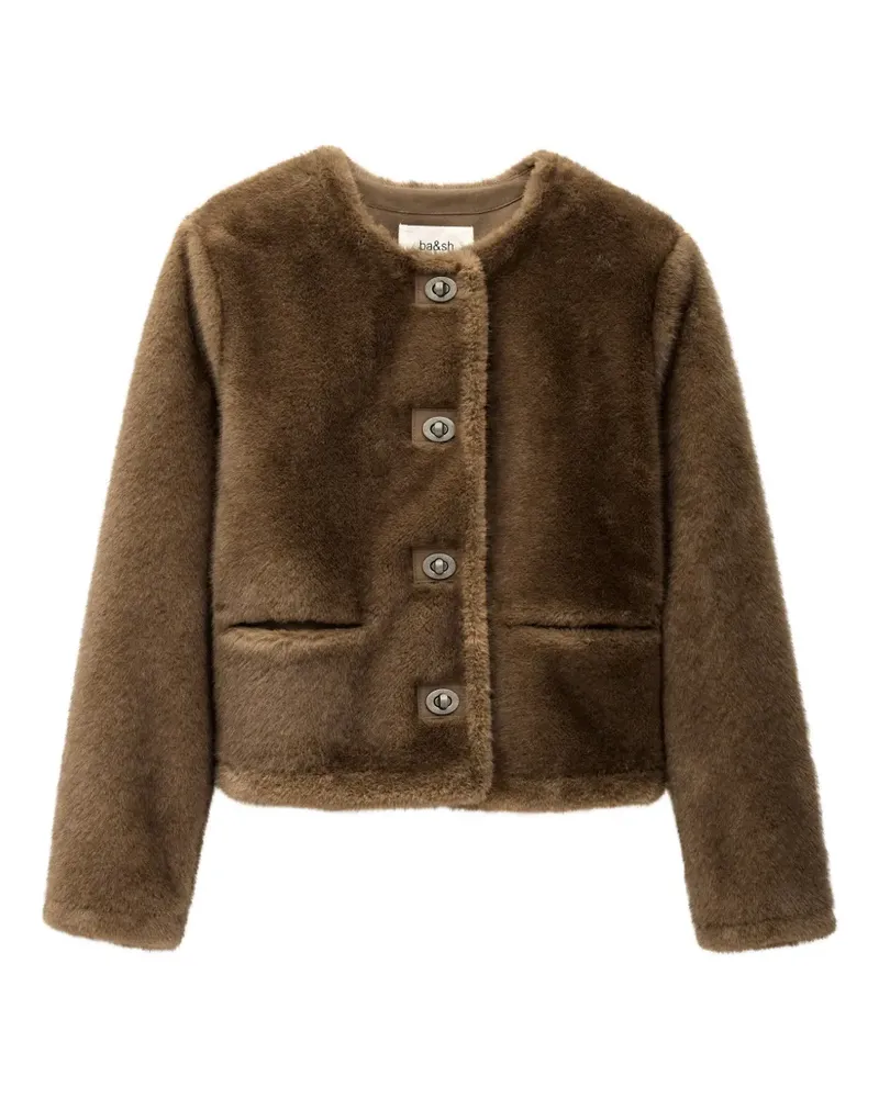 ba&sh Basil Jacke mit Knöpfen - Braun Braun