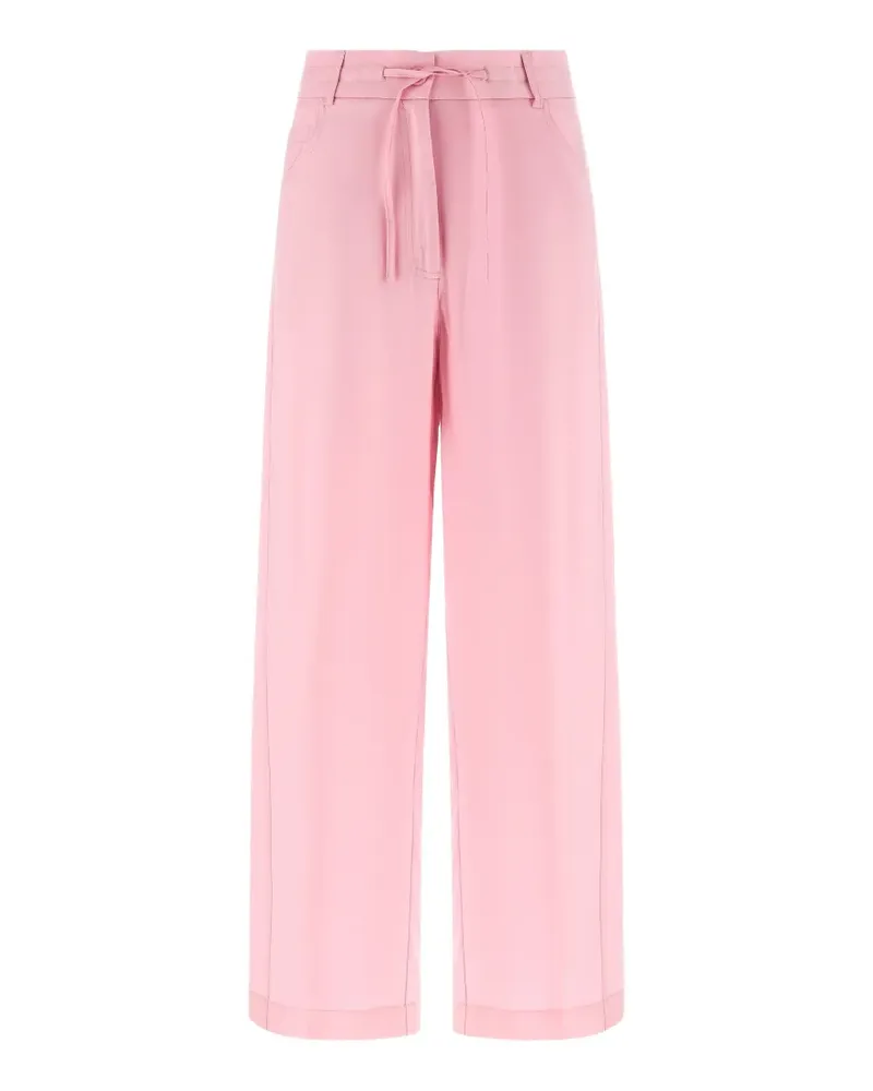 NUDE drawstring straight trousers - Rosa Rosa