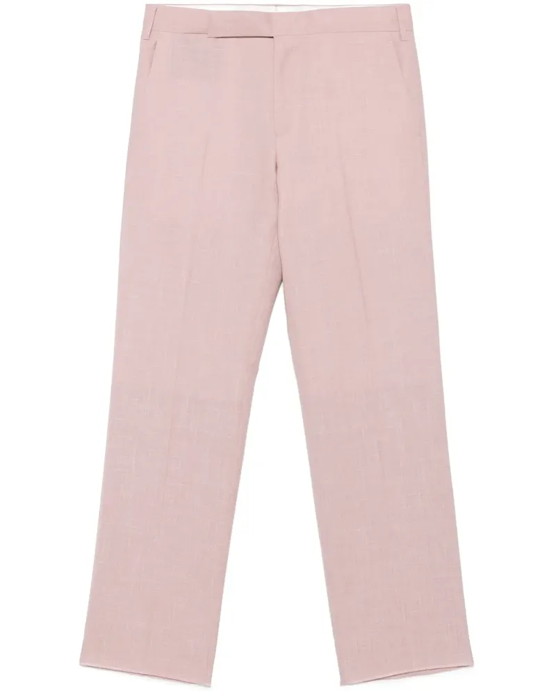 LARDINI Tapered-Hose mit Bügelfalten - Rosa Rosa