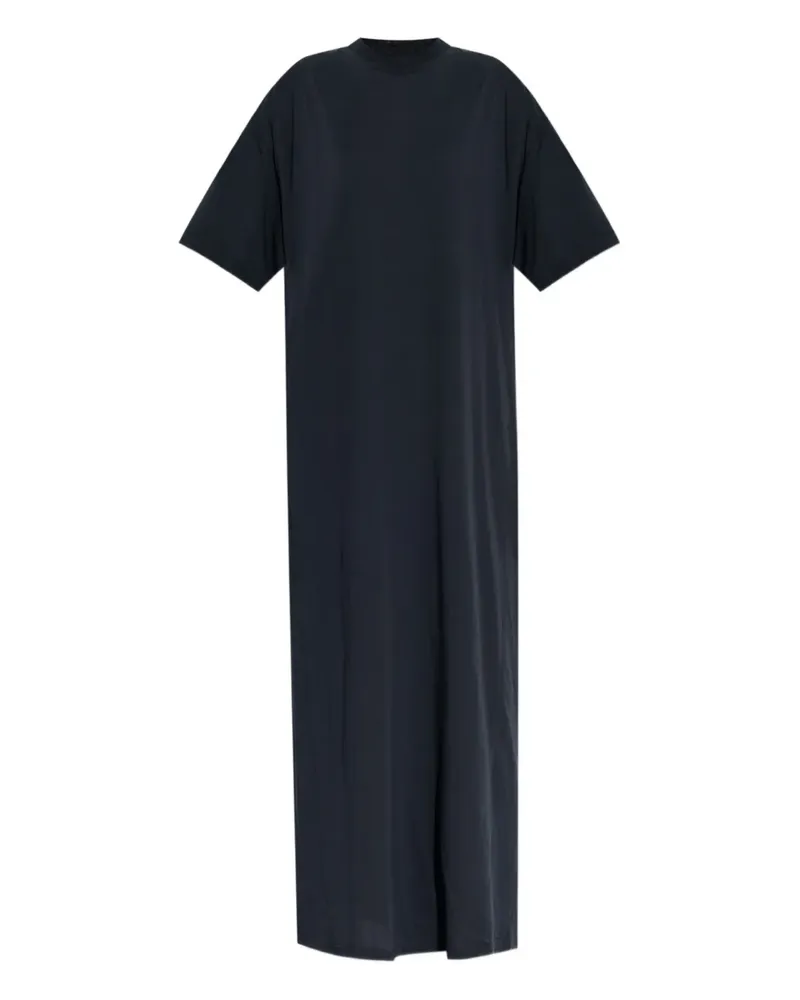 Balenciaga Kurzärmeliges Maxikleid - Schwarz Schwarz