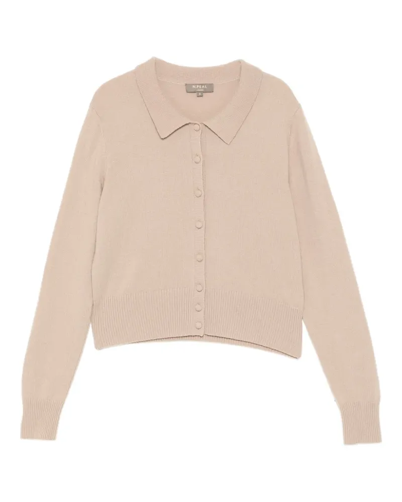 N.Peal Thea Cardigan - Nude Nude