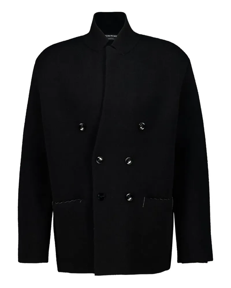 Tom Ford Geknöpfte Jacke - Schwarz Schwarz
