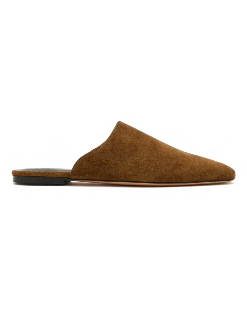 YUZEFI Sahra Mules aus Wildleder - Braun Braun