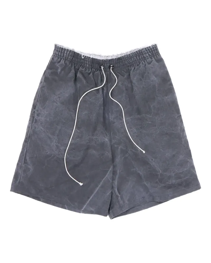 Camiel Fortgens drawstring washed-effect bermuda shorts - Grau Grau