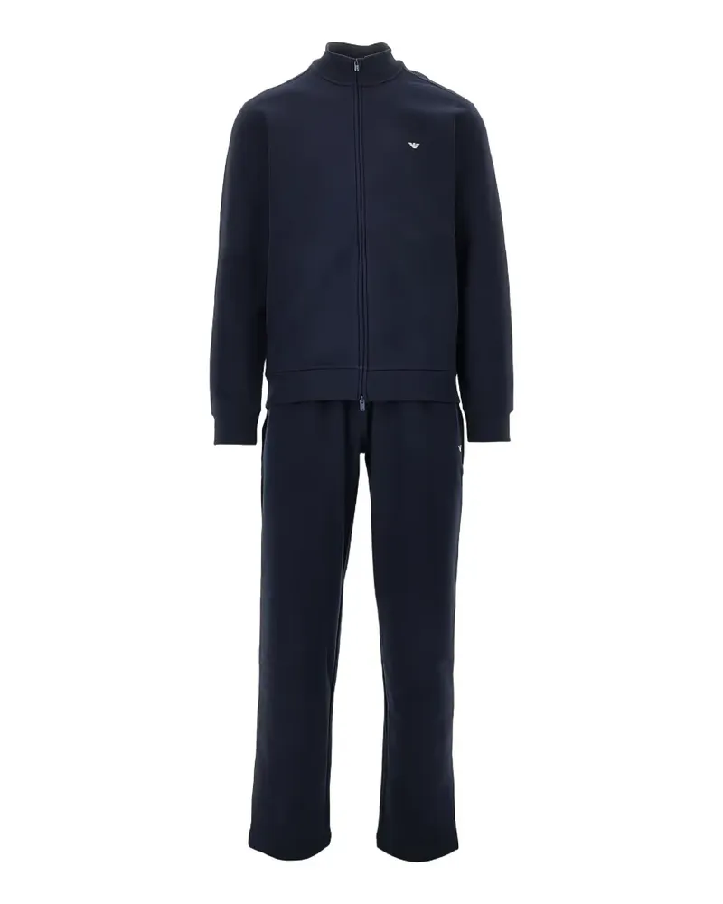 EA7 logo-patch tracksuit - Blau Blau