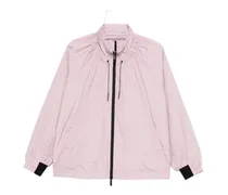 Puffärmel-Jacke mit Kordelzug - Rosa