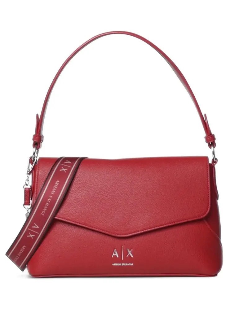 Armani Exchange logo-plaque shoulder bag - Rot Rot