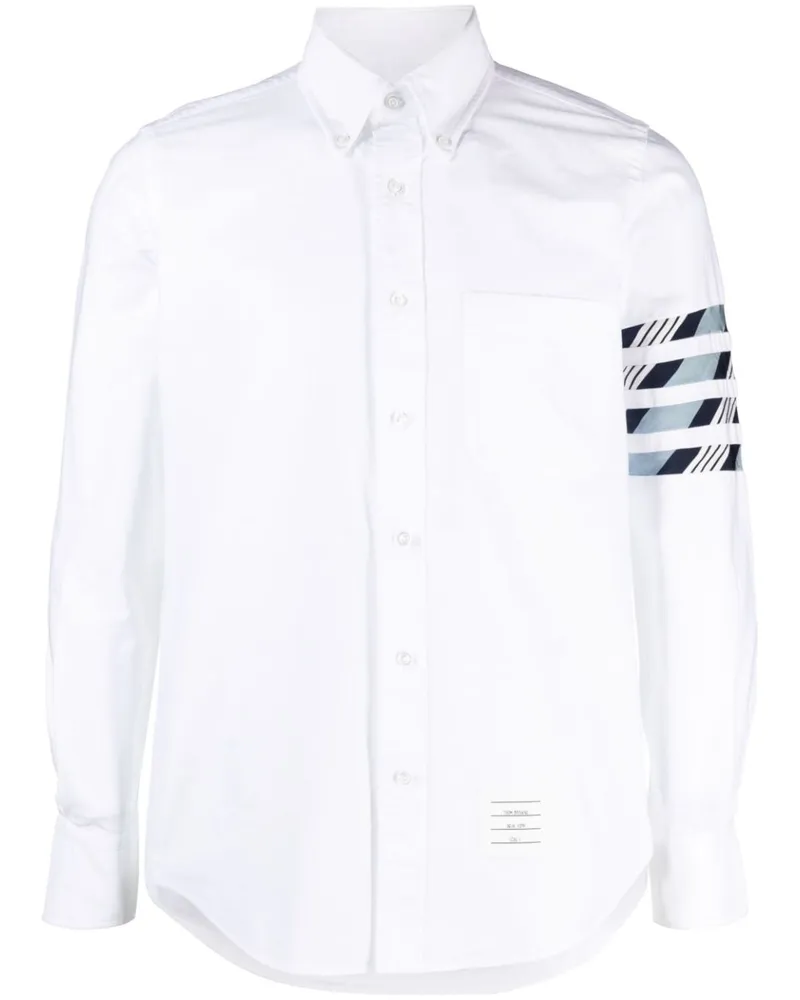 Thom Browne Hemd mit Streifen - Blau Blau