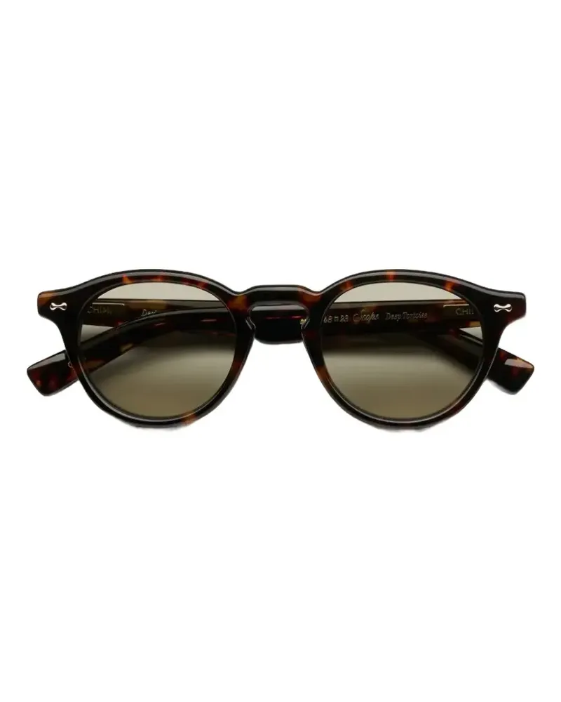 CHIMI Scope round-frame sunglasses - Braun Braun
