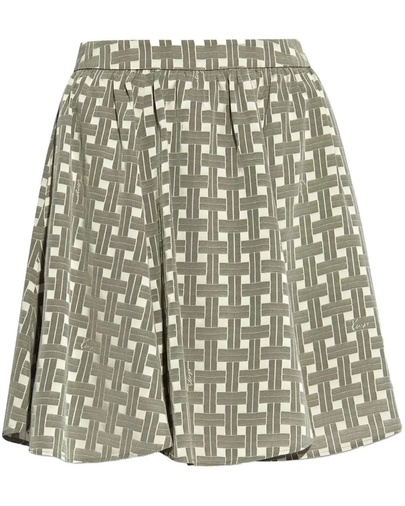 Kenzo Karierter Minirock - Grau Grau