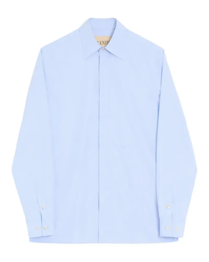 Valentino Garavani Hemd mit VLogo - Blau Blau