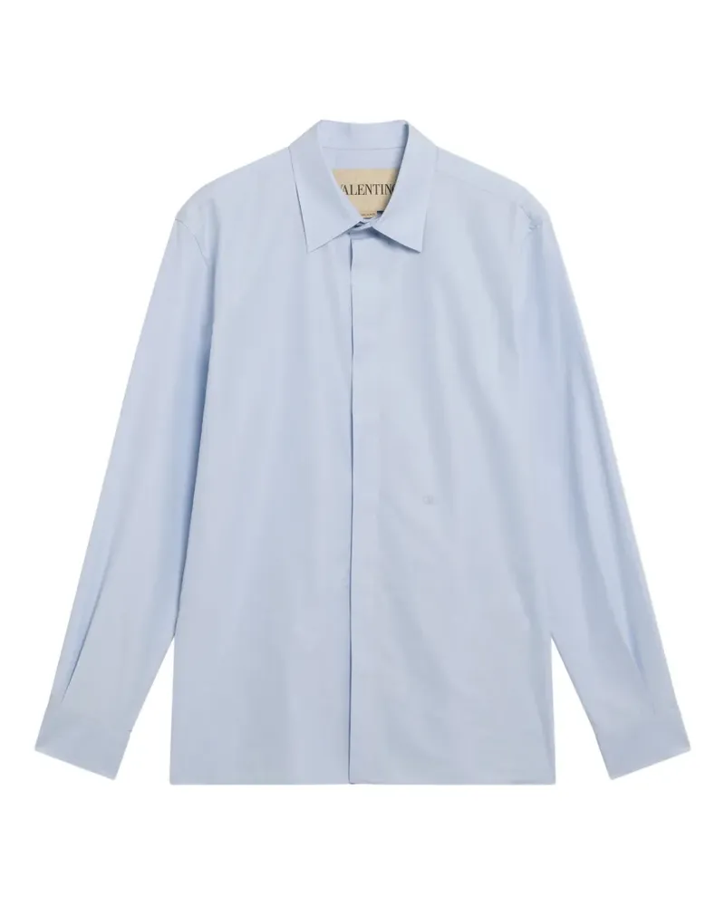 Valentino Garavani VLogo long-sleeve shirt - Blau Blau