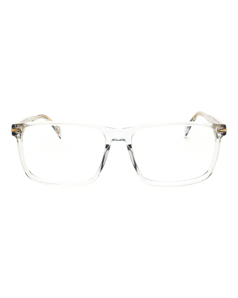 EYEWEAR by DAVID BECKHAM Brille mit eckigem Gestell - Nude Nude