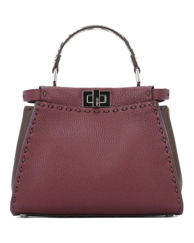 Fendi Mini Peekaboo Tasche - Rot Rot