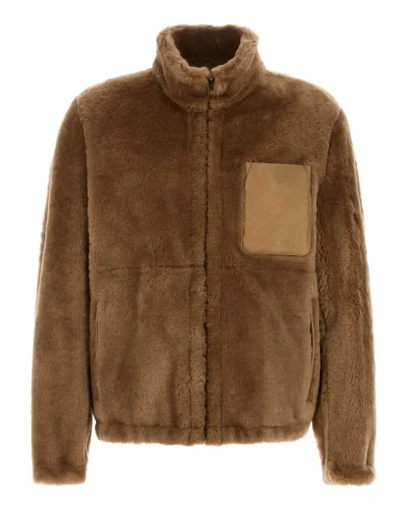 Salvatore Santoro reversible shearling jacket - Braun Braun