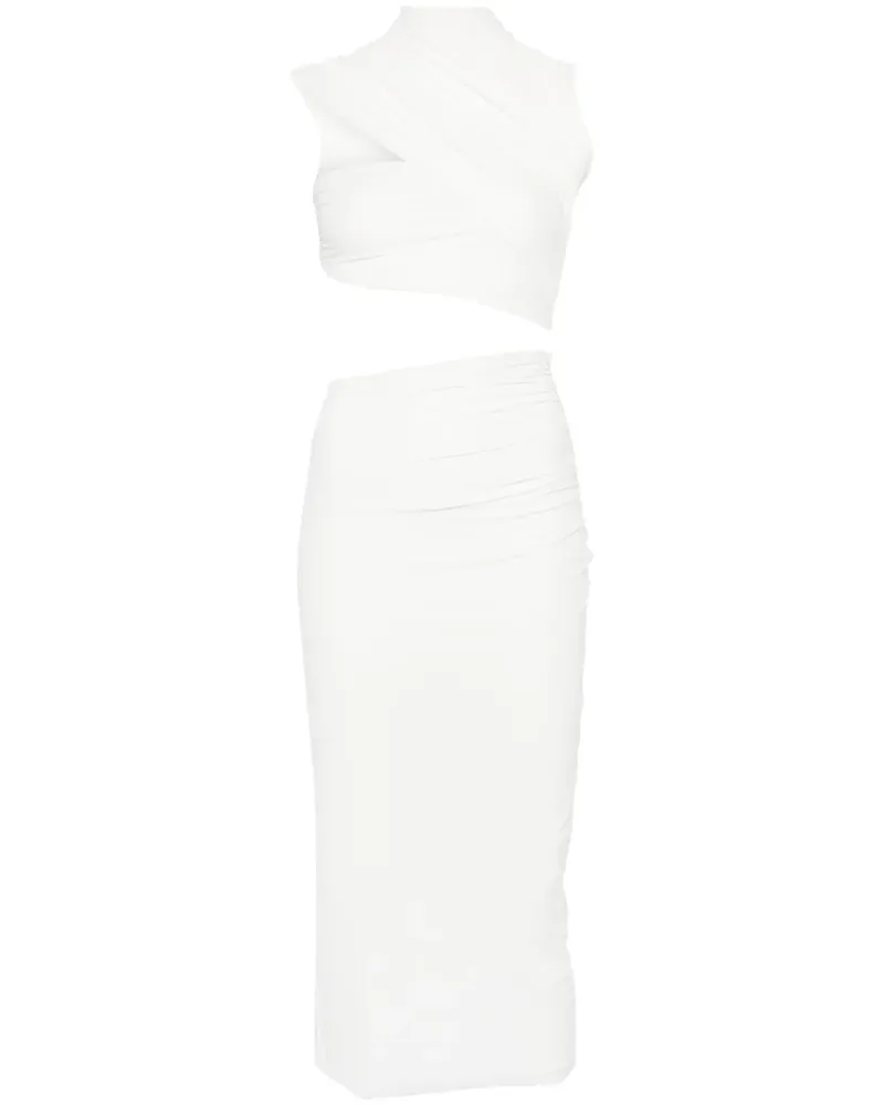 Amazuìn Musia Midikleid - Weiß Weiß