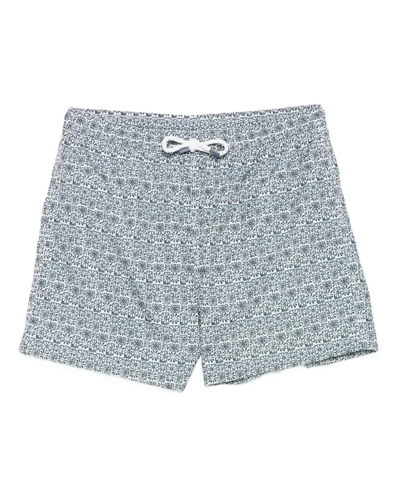 Fedeli Badeshorts mit Blumen-Print - Grün Grün