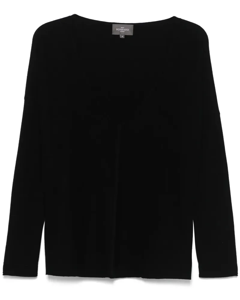 Eric Bompard Pullover mit V-Ausschnitt - Schwarz Schwarz