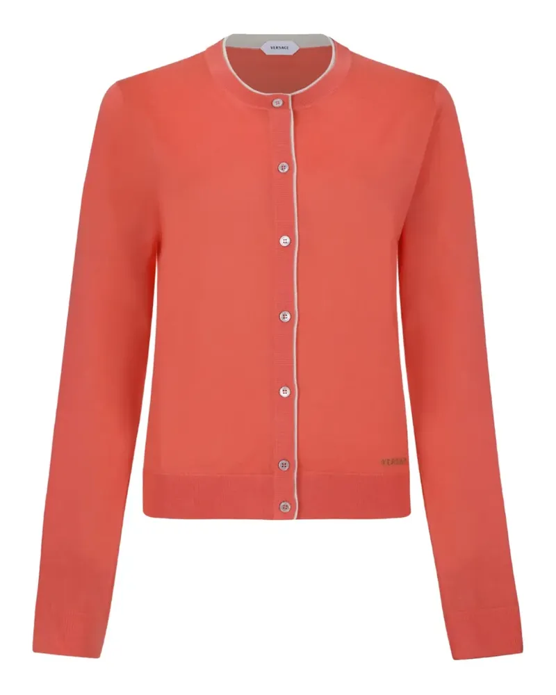 Versace Cardigan mit Stickerei - Orange Orange