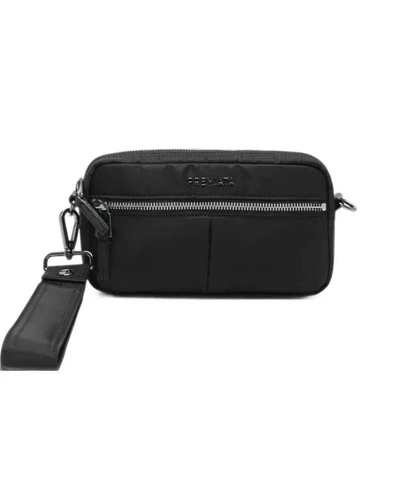 Premiata Amelie logo-plaque clutch bag - Schwarz Schwarz