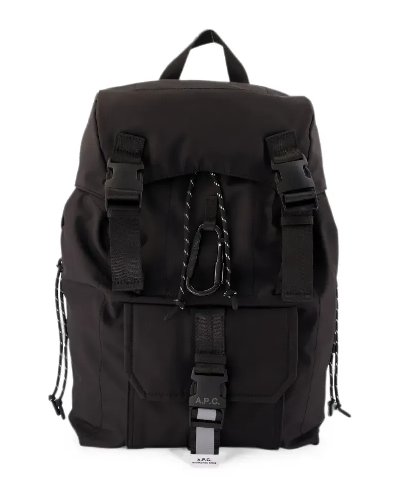 A.P.C. Trek 2.0 buckle-fastening backpack - Schwarz Schwarz