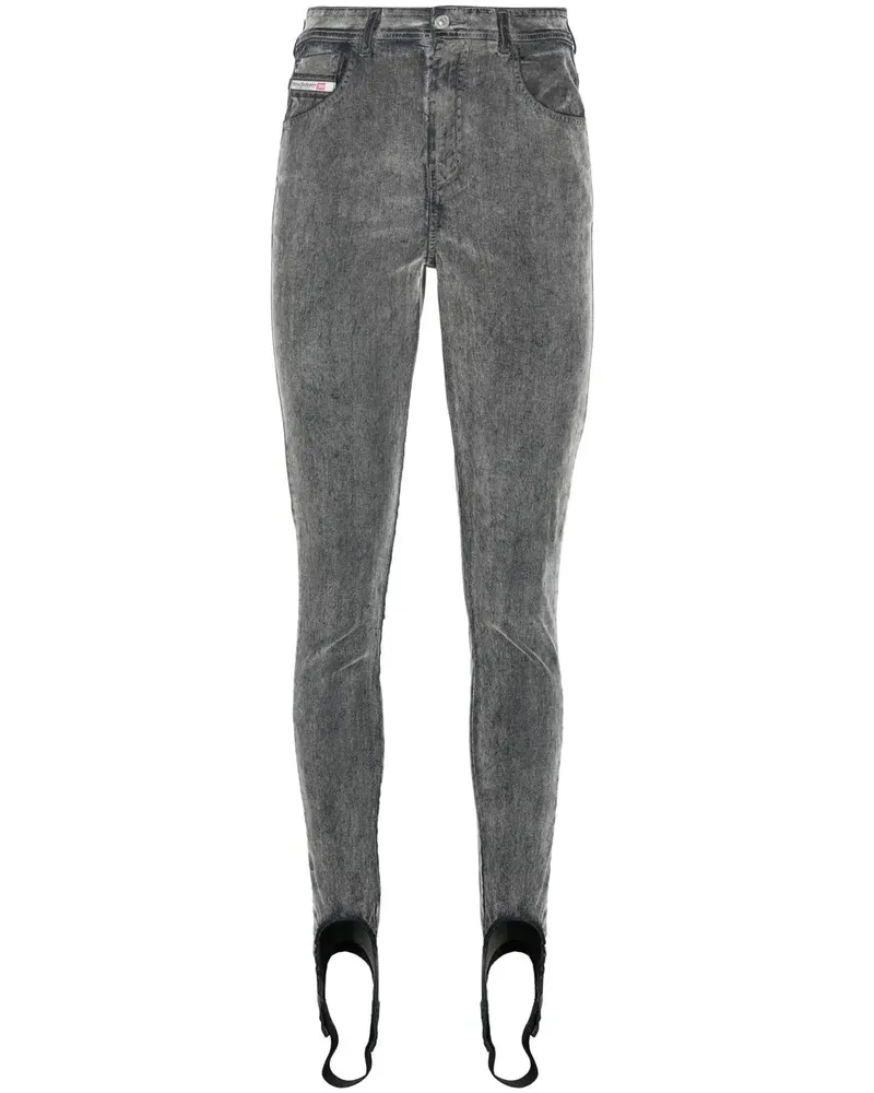 Diesel Slandy Skinny-Jeans - Grau Grau