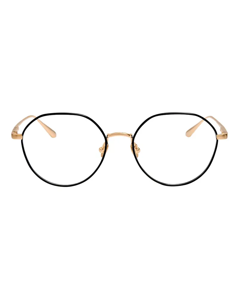 Linda Farrow Isla geometric-frame glasses - Schwarz Schwarz