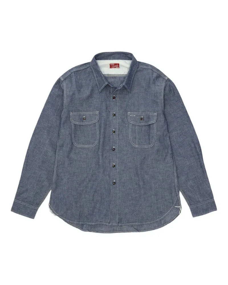 Fortela Nakota Hemd aus Chambray - Blau Blau