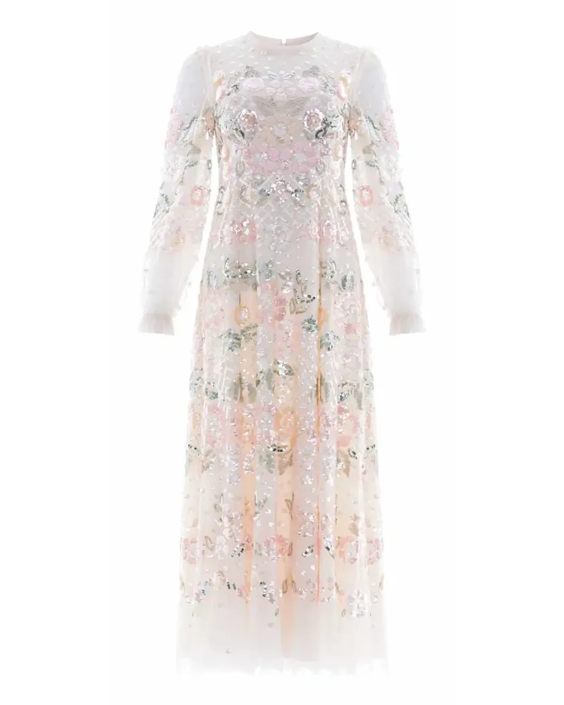 Needle & Thread Rosalie Abendkleid mit Pailletten - Nude Nude