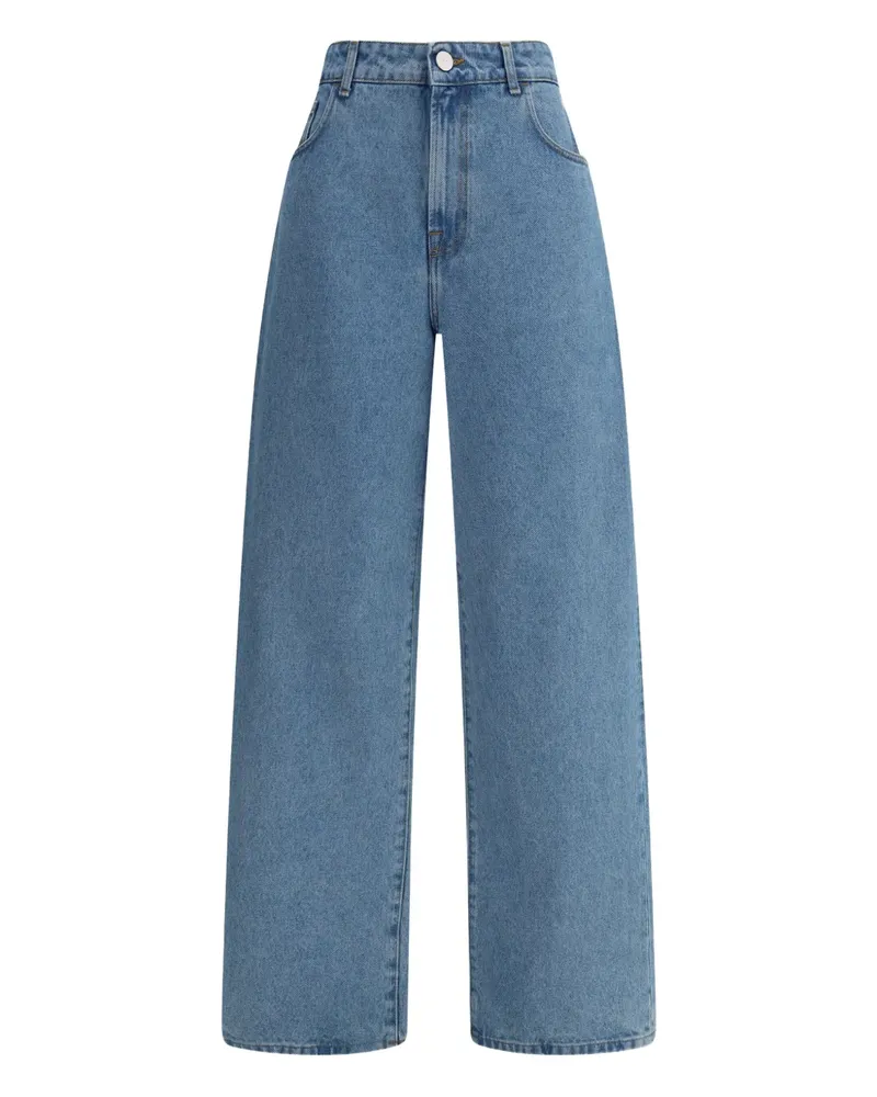 Róhe Baggy-Jeans im Five-Pocket-Design - Blau Blau