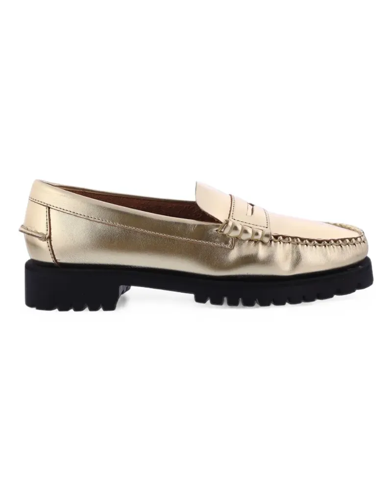Sebago Dan Met lug-sole loafers - Gold Gold