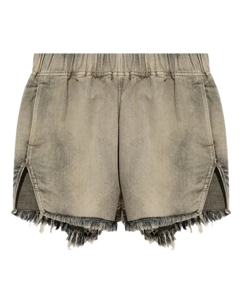 Rick Owens Ungesäumte Shorts - Grau Grau