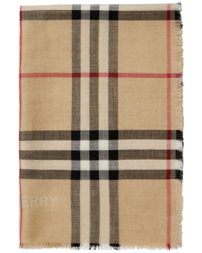 Burberry Schal mit Vintage-Check - Nude Nude