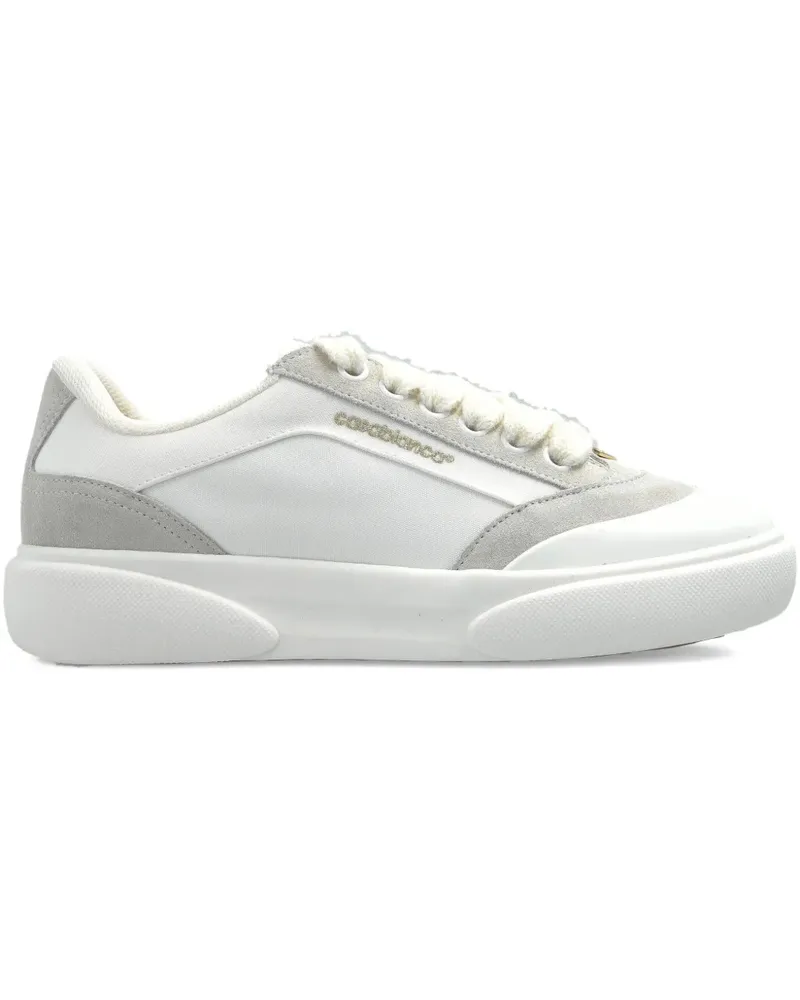 Casablanca Paris Sneakers mit Wildledereinsätzen - Weiß Weiß