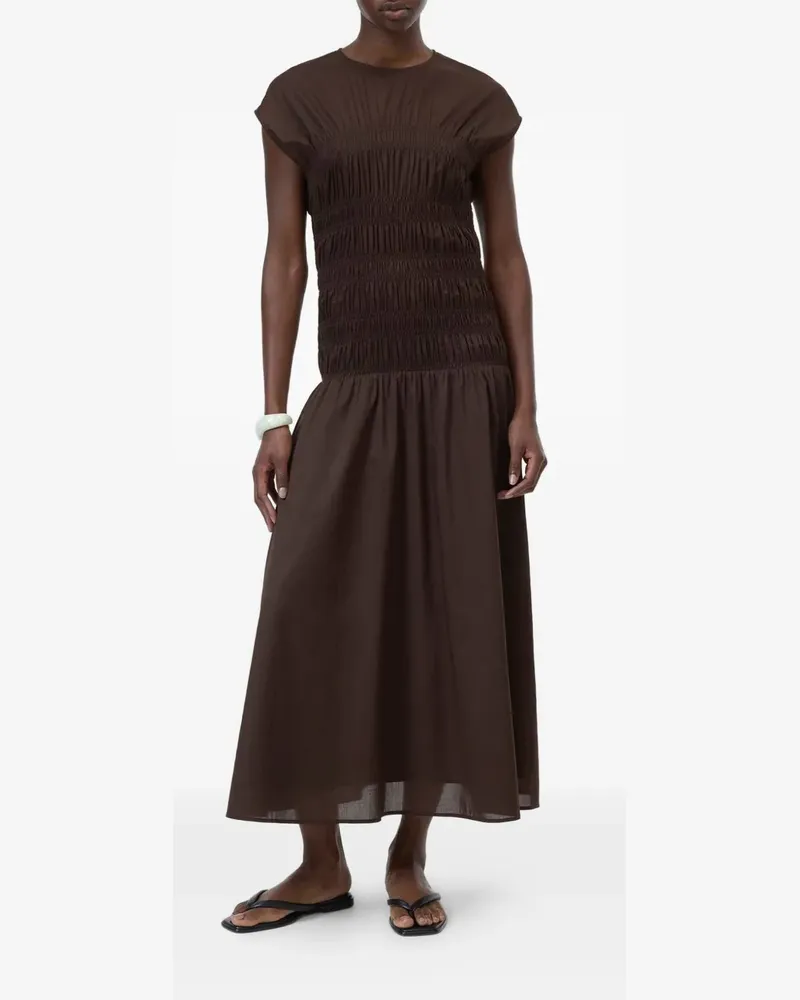 Closed shirred midi dress - Braun Braun