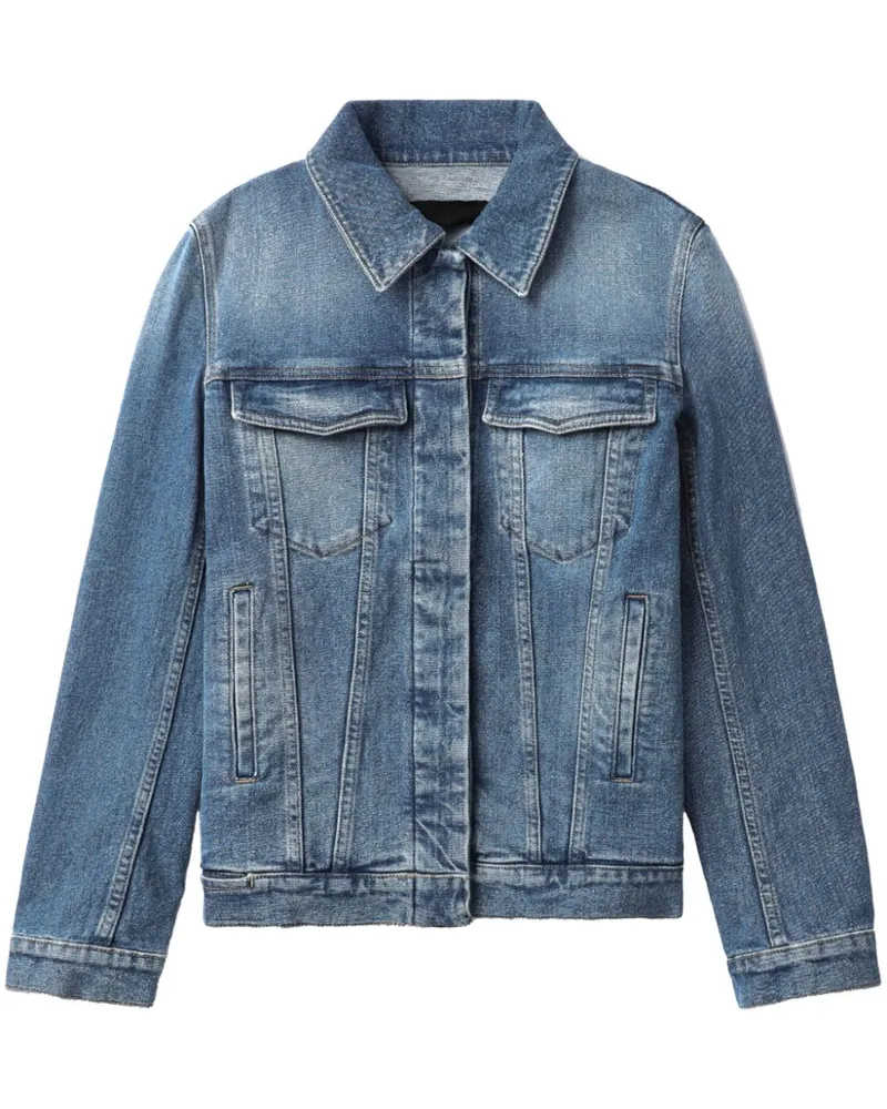 Proenza Schouler Ausgeblichene Jeansjacke Blau