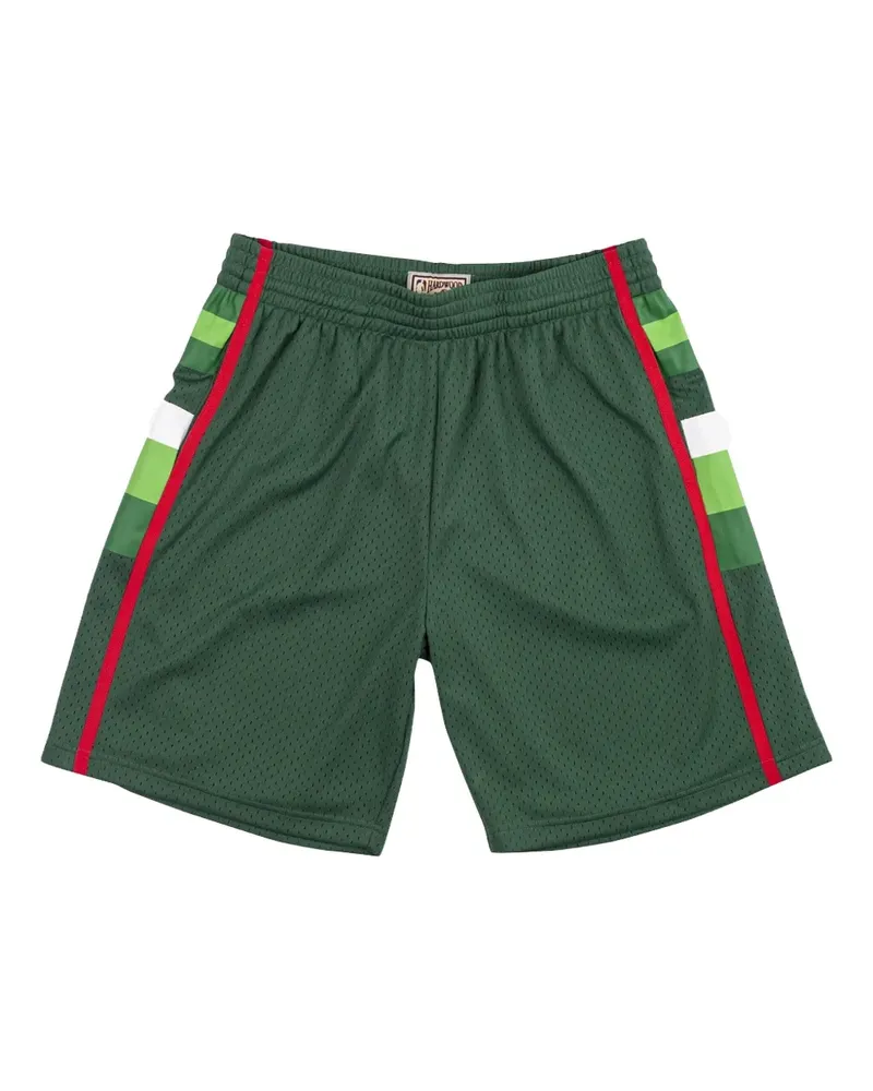 Mitchell & Ness Milwaukee Bucks Swingman Shorts - Grün Grün